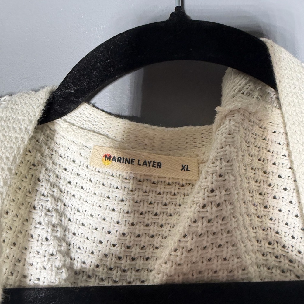 Marine Layer Catalina Open Front Cardigan Size XL - Picture 4 of 5